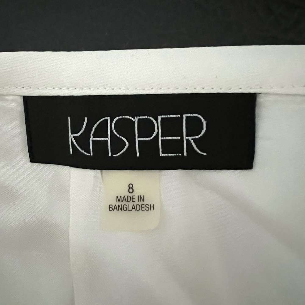 Kasper White Pencil Skirt - Picture 2 of 7